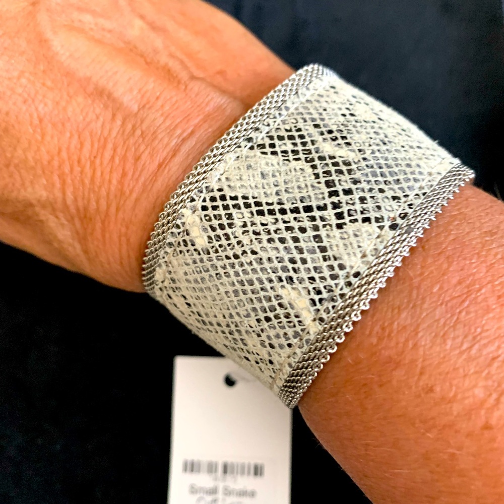 Snake Skin Cuff Bracelet
